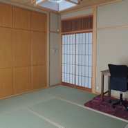 2nd floor: Room 202: A Japanese-style room of approx. 14.6 m2 (157 sq. ft)